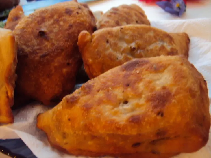 Индийские самосы с мясом: шаг 6