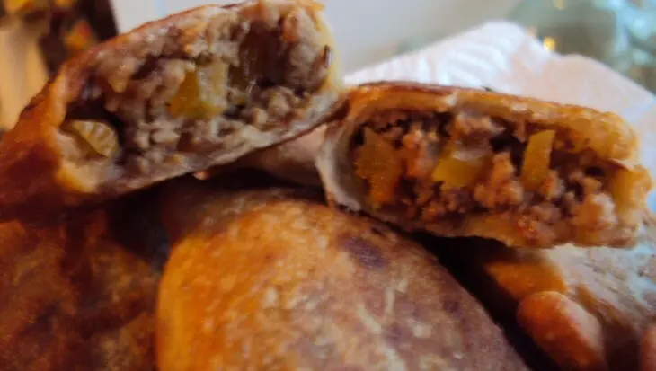 Индийские самосы с мясом: шаг 8
