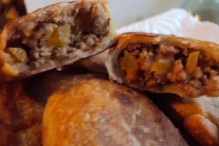 Индийские самосы с мясом: шаг 8