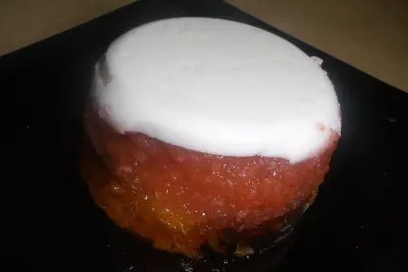Десерт с  желе из шампанского и кампари: шаг 3