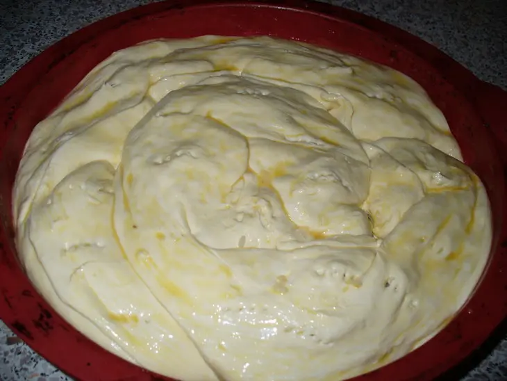 Пирог  " помятый " (с куринными потрошками и рисом ): шаг 6