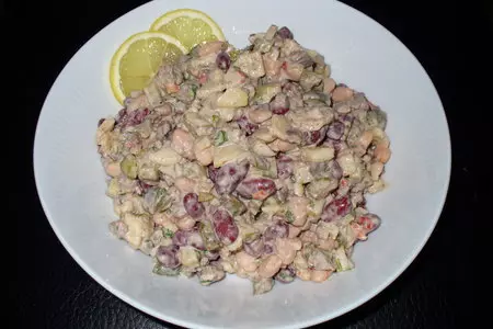 Салат " сытный ": шаг 1