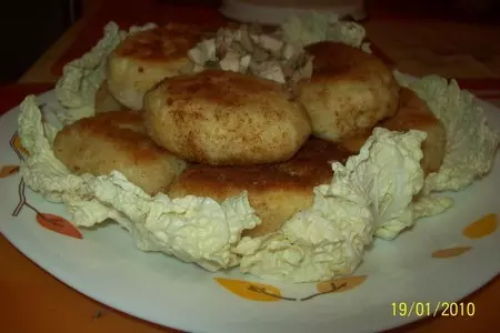 Зразы с курицей и грибами: шаг 12