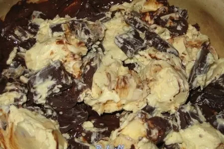 Самый простой очень шоколадный кекс: шаг 1