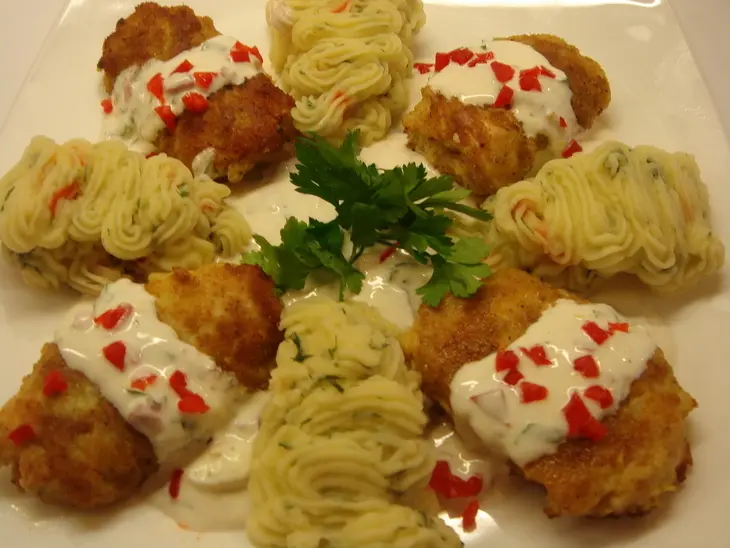 Домашние голубцы с семгой и китайской капустой.: шаг 6