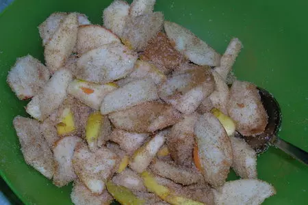 Штрудель с яблоками + штрудель с творогом: шаг 2