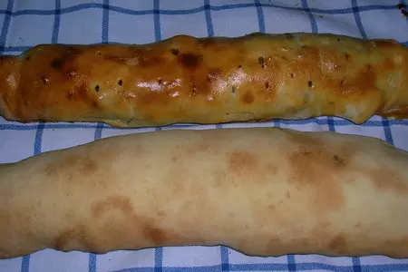 Штрудель с яблоками + штрудель с творогом: шаг 7