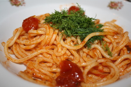 Спагетти с итальянской заправкой: шаг 4