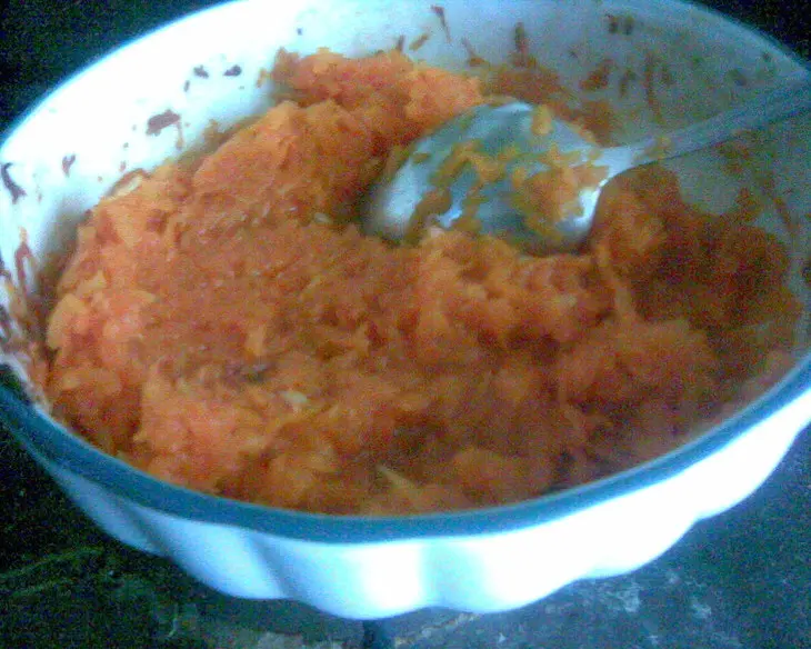 Пирожки с тыквой, курагой и изюмом (начинка постная!): шаг 1