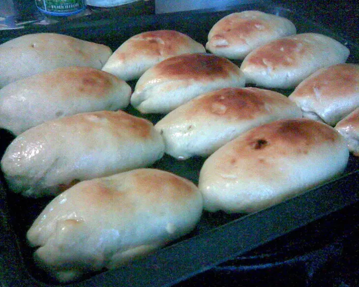Пирожки с тыквой, курагой и изюмом (начинка постная!): шаг 4