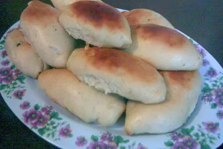Пирожки с тыквой, курагой и изюмом (начинка постная!): шаг 7
