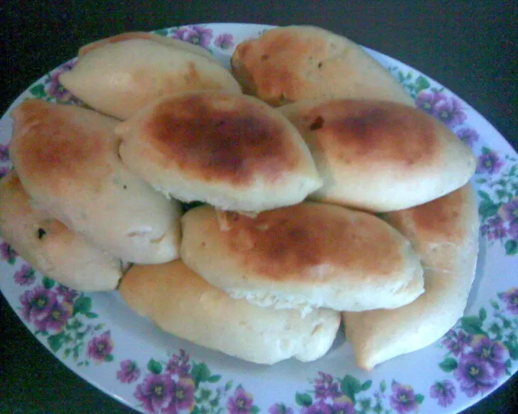Пирожки с тыквой, курагой и изюмом (начинка постная!): шаг 8