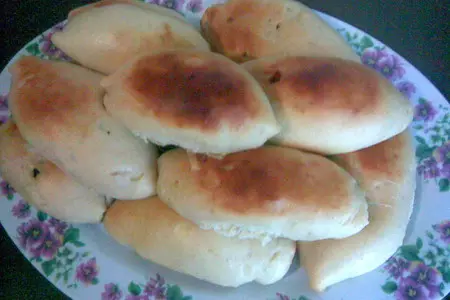 Пирожки с тыквой, курагой и изюмом (начинка постная!): шаг 8