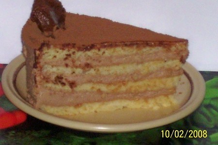 Торт " шоколадный": шаг 8