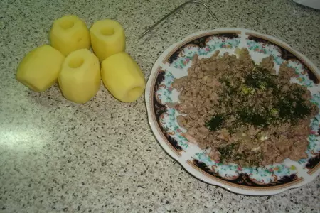 Фаршированный картофель: шаг 2