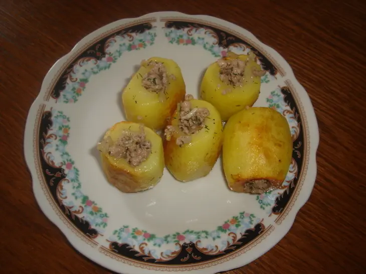 Фаршированный картофель: шаг 3