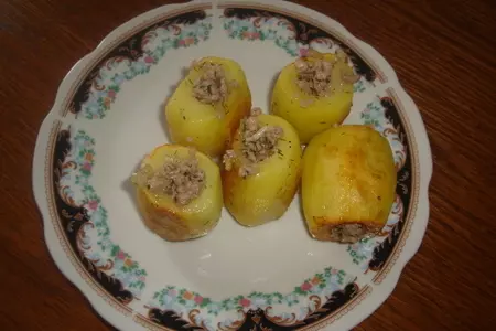 Фаршированный картофель: шаг 3