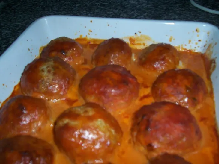 Тефтели с сыром и оливками: шаг 3