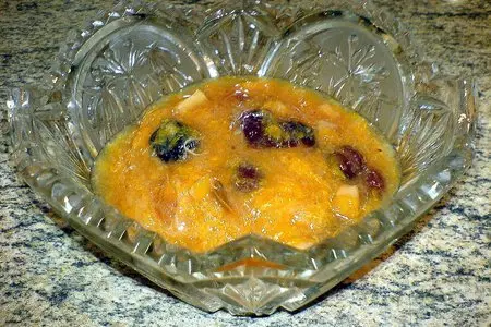 Джем  из мандаринов и клюквы: шаг 2