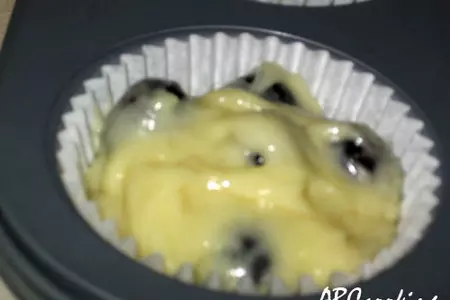 Маффины с голубикой со штрейзелем: шаг 2