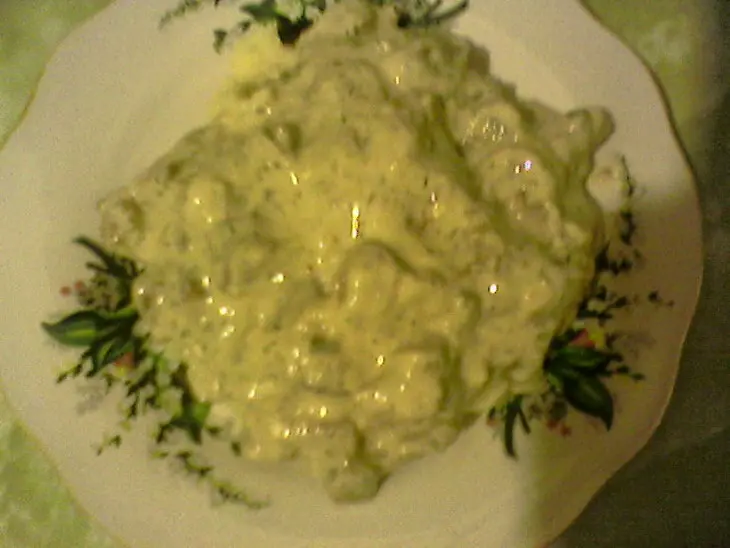 Сырно-молочный соус с грибами и мясом: шаг 5