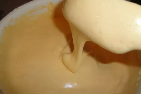 Лимонный бисквит с яблочно-лимонным кремом: шаг 2
