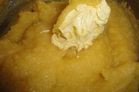 Лимонный бисквит с яблочно-лимонным кремом: шаг 4