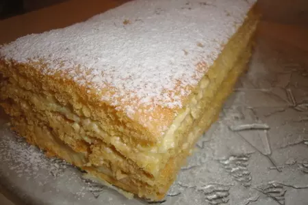 Лимонный бисквит с яблочно-лимонным кремом: шаг 6