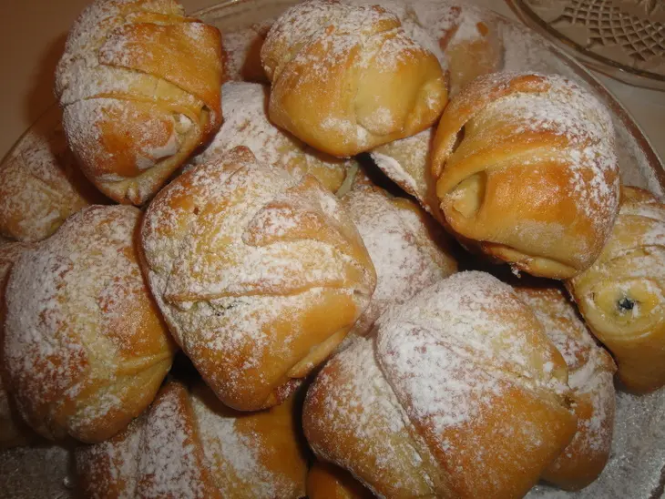 Булочки-рогалики: шаг 7