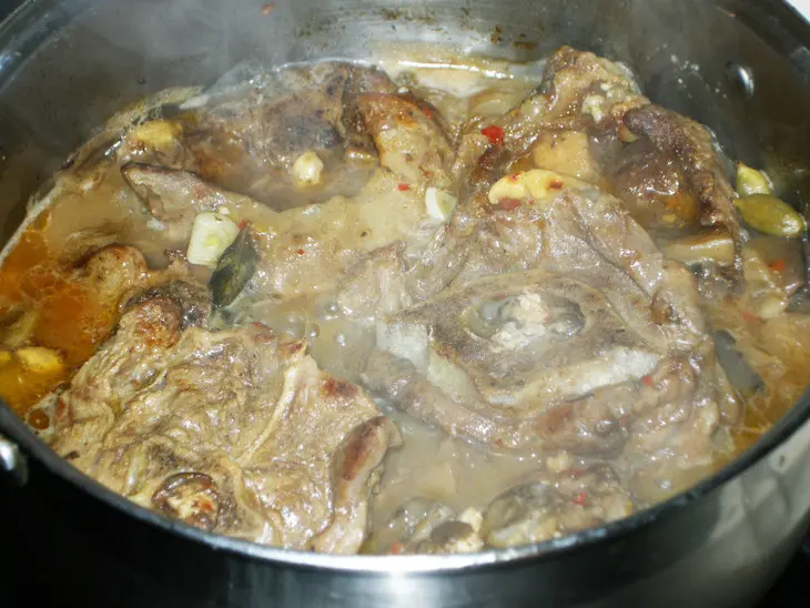 Баранья шейка с овощами.: шаг 6