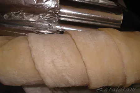 Трдло (в чехии),  kürtöskalács (в трансильвании), а проще говоря хрустящие трубочки: шаг 11