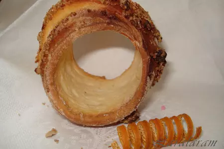 Трдло (в чехии),  kürtöskalács (в трансильвании), а проще говоря хрустящие трубочки: шаг 16