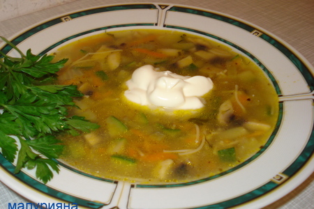 Суп лапша с овощами -2: шаг 3