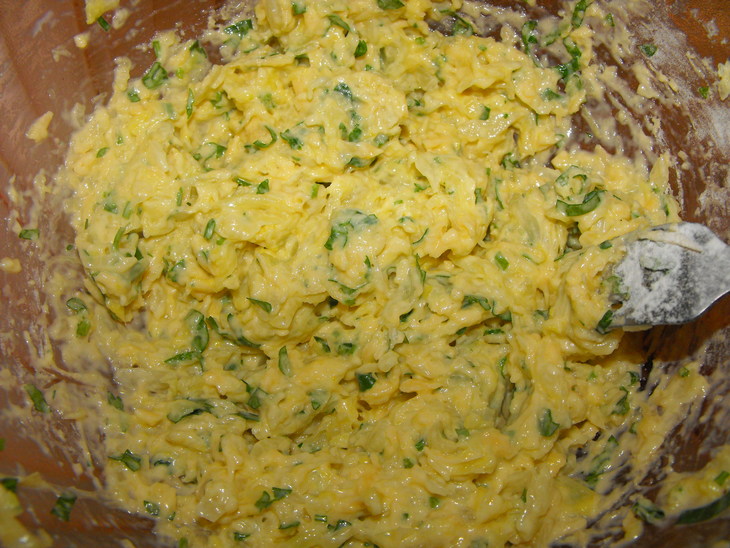 Капустные оладьи с сыром: шаг 5