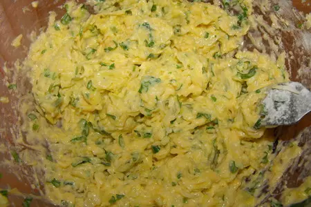 Капустные оладьи с сыром: шаг 5