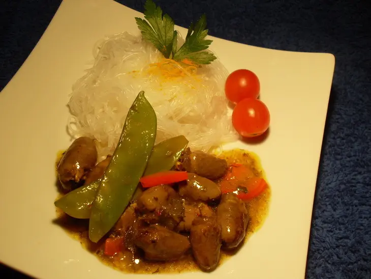 Фаршированные "куриные сердечки": шаг 7