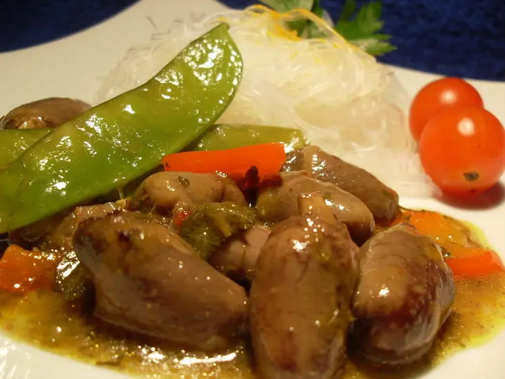 Фаршированные "куриные сердечки": шаг 8