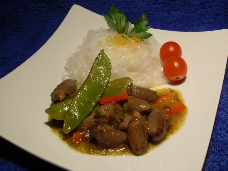 Фаршированные "куриные сердечки": шаг 9