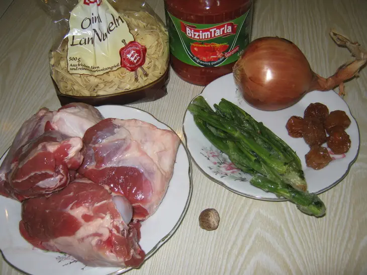 Суп мясной  "первый снег": шаг 1