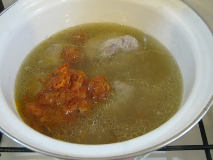 Суп мясной  "первый снег": шаг 2