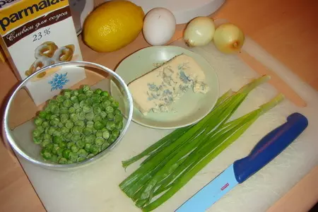 Морской гребешок на рисовой подушке с мисо-соусом: шаг 1