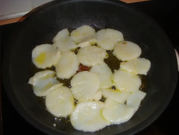 Морской гребешок на рисовой подушке с мисо-соусом: шаг 5