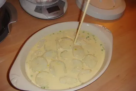 Морской гребешок на рисовой подушке с мисо-соусом: шаг 7