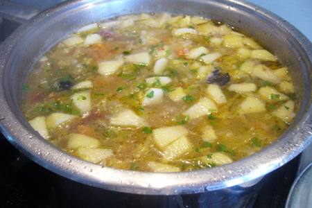 Густой овощной суп с перловкой: шаг 4