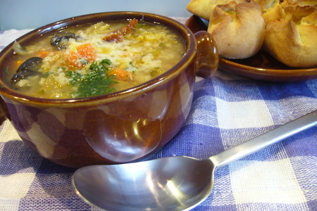 Густой овощной суп с перловкой: шаг 6