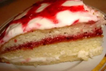 Клюквенно-лимонный пирог со сметанной прослойкой: шаг 6