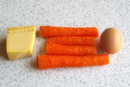 Морковные котлеты с сыром: шаг 1