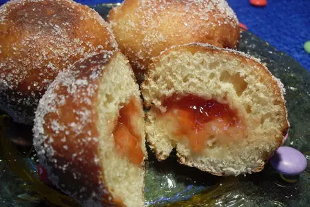 Пончики к карнавалу (berliner или krapfen): шаг 9