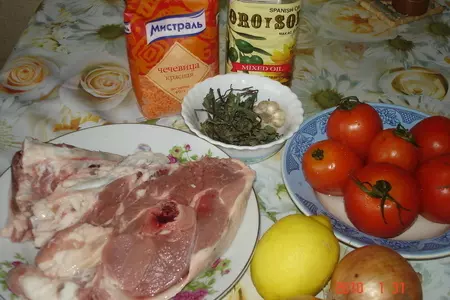 Бараний окорок с чечевицей: шаг 1