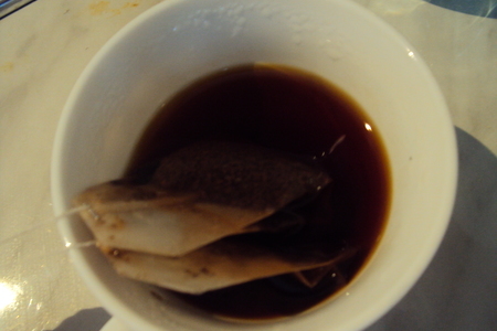Замороженный чайный мусс с малиновым соусом  (iced ceylon tea mousse): шаг 1